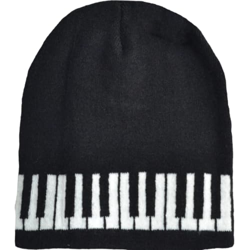 Music Beanies/Assorted Designs, Styles, & Colors - color: Cuffless, style: Keyboard