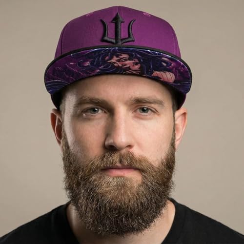 Capiche [99+ Variations] Special Series Snapback Cap - One Size Unisex Men - color: Medusa Purple