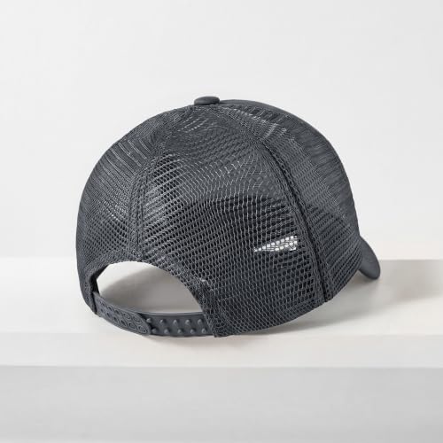 CHOK.LIDS Blank Foam Trucker Hat, Retro Mesh Rope Snapback Cap, Men Women - color: Curved Brim (Charcoal)