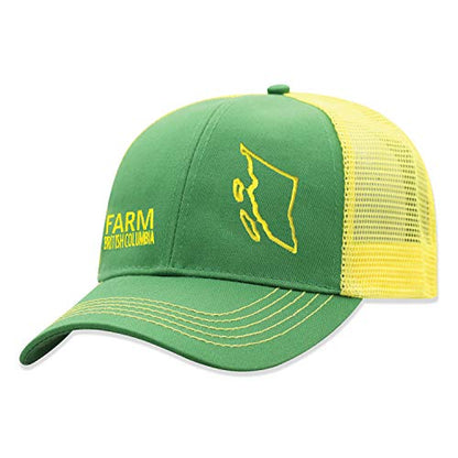 John Deere Farm State Pride Contrast Mesh Back Core Baseball Cap - color: Farm British Columbia