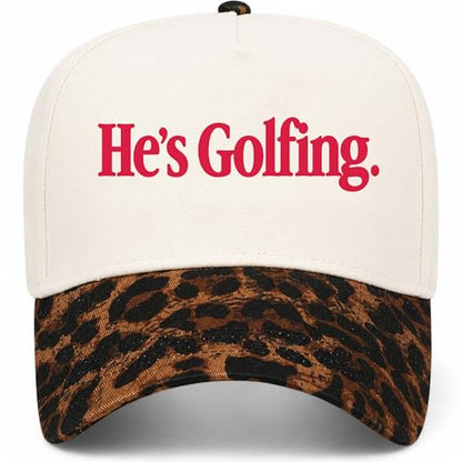 BROTHER TRUCKERS Leopard Trucker Hat Collection - color: He's Golfing
