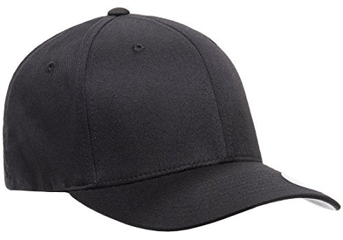 Flexfit Men's Athletic Baseball Fitted Cap - color: Black, size: Large-X-Large