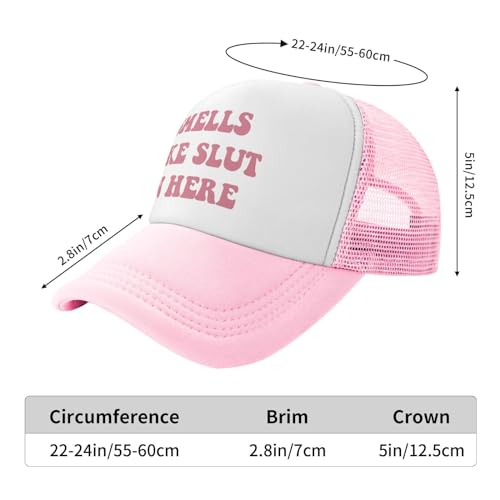 You Find It Offensive? I Find It Funny Trucker Hats for Women Pink Men Funny Slogan Pink Hats for Men - color: 24 Pink