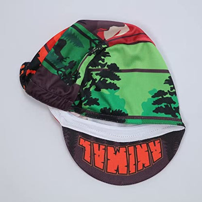 Funny Cycling Cap - Polyester Cartoon Cycling Hat-Under Helmet - Cycling Helmet Liner Breathable&Sweat Uptake - color: Aaa