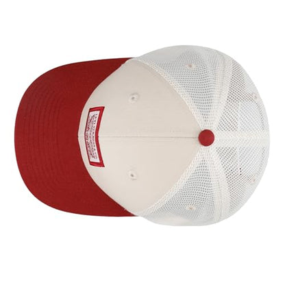 Levi's Men's Classic Style Logo Trucker Hat - Adjustable Lightweight - color: Red