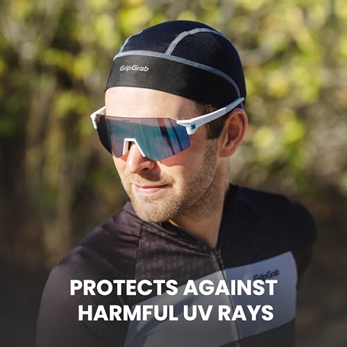 GripGrab UPF 50+ Summer Cycling Skull Cap UV Protection Helmet Liner - color: Black - 2017