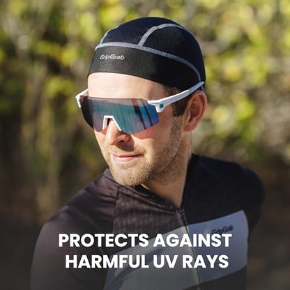 GripGrab UPF 50+ Summer Cycling Skull Cap UV Protection Helmet Liner - color: Black - 2017