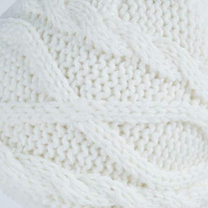 Home Prefer Girls Sherpa Earflaps Hat Toddler Baby Knit Beanie Fuzzy Peruvian Cold Weather Warm Winter Hat - color: Ivory, size: Small
