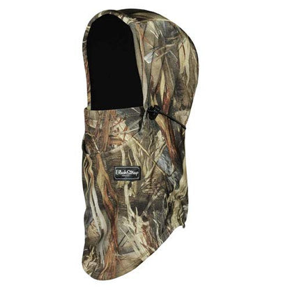 BLACKSTRAP Team Hood Dual Layer Adjustable Balaclava Ski Mask Compatible, Adult Unisex - color: Marsh Grass