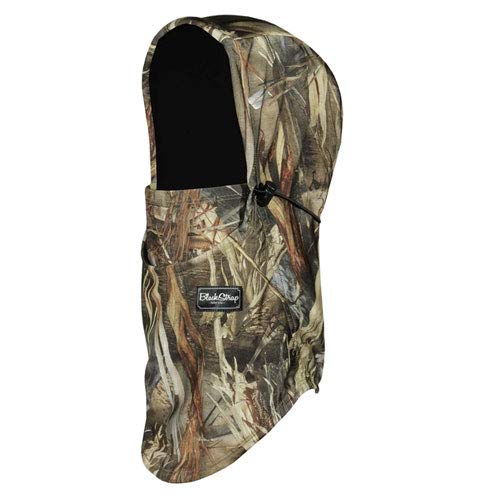 BLACKSTRAP Team Hood Dual Layer Adjustable Balaclava Ski Mask Compatible, Adult Unisex - color: Marsh Grass