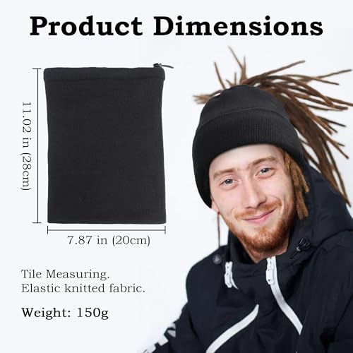 Ababalaya Unisex Satin Lined Knit Open Beanies Rasta Beanie - color: A-black