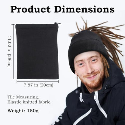 Ababalaya Unisex Satin Lined Knit Open Beanies Rasta Beanie - color: A-black