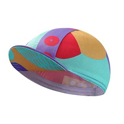Funny Cycling Cap - Polyester Cartoon Cycling Hat-Under Helmet - Cycling Helmet Liner Breathable&Sweat Uptake - color: G28