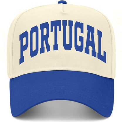 Portugal Collegiate Hat - color: Royal/Natural