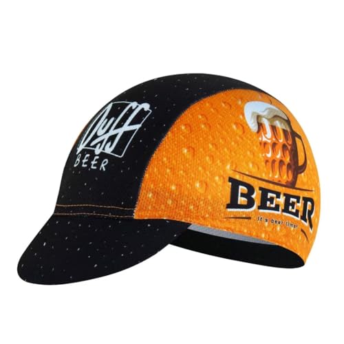 Cycling Cap for Man and Woman Cycling Hat Under Helmet-Polyester Breathable Sweat Absorbent - color: Bee-17