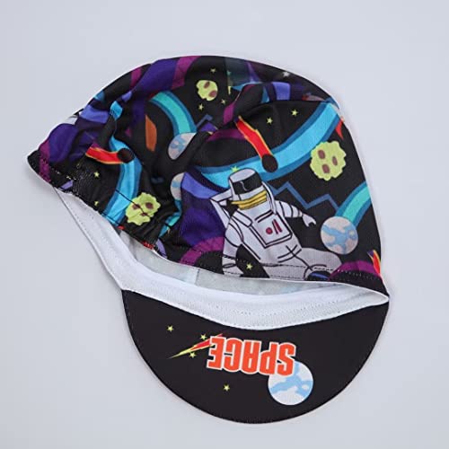 Funny Cycling Cap - Polyester Cartoon Cycling Hat-Under Helmet - Cycling Helmet Liner Breathable&Sweat Uptake - color: Ddd
