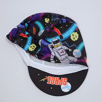 Funny Cycling Cap - Polyester Cartoon Cycling Hat-Under Helmet - Cycling Helmet Liner Breathable&Sweat Uptake - color: Ddd