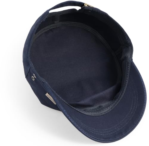 Unisex Basic Cadet Army Caps Everyday Military Style Hat - color: Navy Blue 2