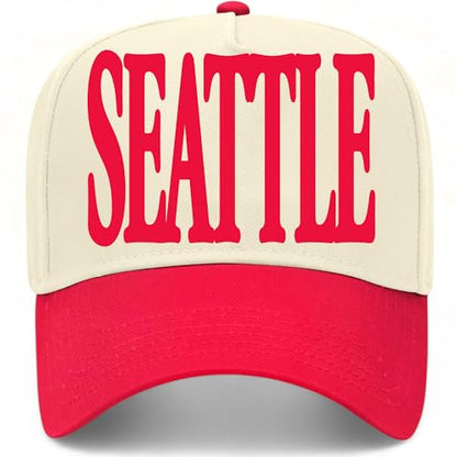 BROTHER TRUCKERS Seattle Hat - color: Red/Natural