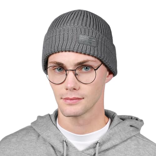 Fisherman Beanie Cuffed Knit Winter Hat Trawler Sailor Watch Cap Men Women - color: Waffle (Cloudy)