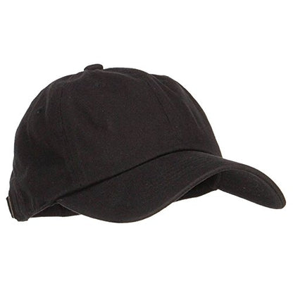 Nissi Unstructured Cotton Twill Washed Cap - color: Black