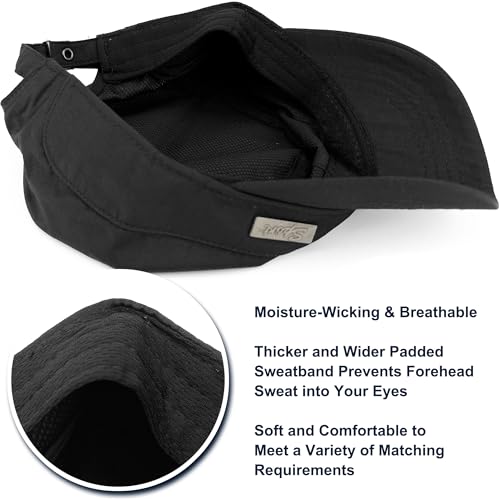 Loneshark Water Resistant Military Hat Quick Dry Cadet Cap Army Flat Top - color: Rectangle-logo-black