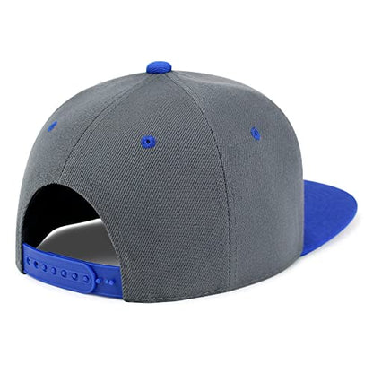 JPAK Pizza Hip-Hop Snapback Hat Embroidered Baseball Cap Foodie - color: 31. Dark Grey/Blue