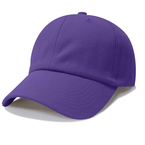 NPQQUAN Original Classic Low Profile Baseball Cap Golf Dad Hat Adjustable - color: Darkpurple