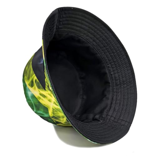 Shark Pattern Bucket Hat for Men Women, Reversible Double-Side-Wear Sun Hat, Packable Beach Fisherman Cap - color: Geometric Graffiti