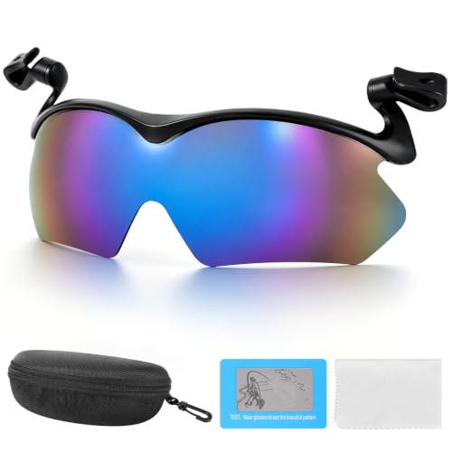 Outdoor Polarized Sunglasses, UV400 Clip On Hat Sunglasses for Fishing