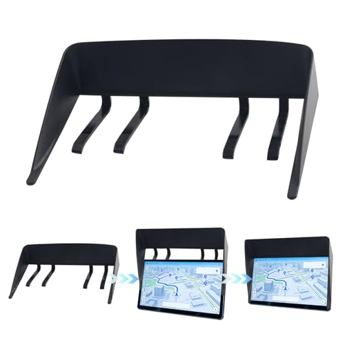 Anti-Glare Car Navigation GPS Sun Shade with Deep Hood Shield,7-Inch Navigation for Car Sun Shade Cover,Clip-On Screen Visor as Cars GPS Navigations Suns Shades Cars Accessories