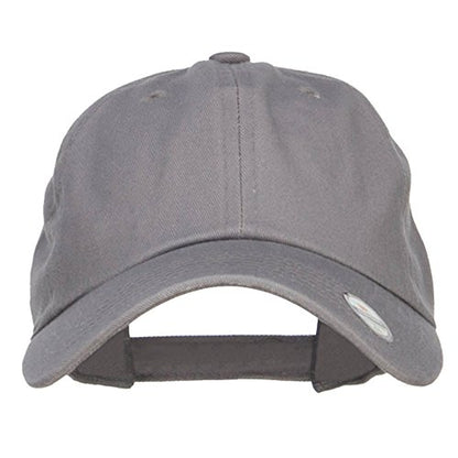 Nissi Unstructured Cotton Twill Washed Cap - color: Grey