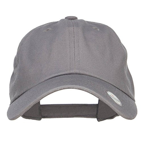 Nissi Unstructured Cotton Twill Washed Cap - color: Grey