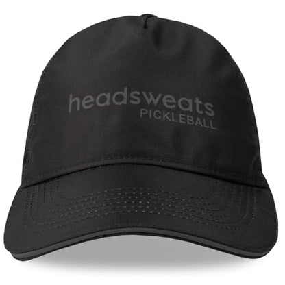 Headsweats Performance Pickleball Hats and Visors - color: Black, style: Hat