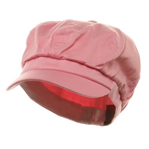 SS/Sophia Cotton Elastic Newsboy Cap-Pink
