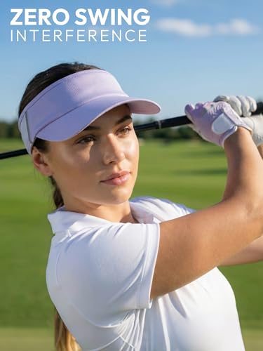 Sun Visor Hat for Women & Men UV Protection Lightweight Sports - color: Purple