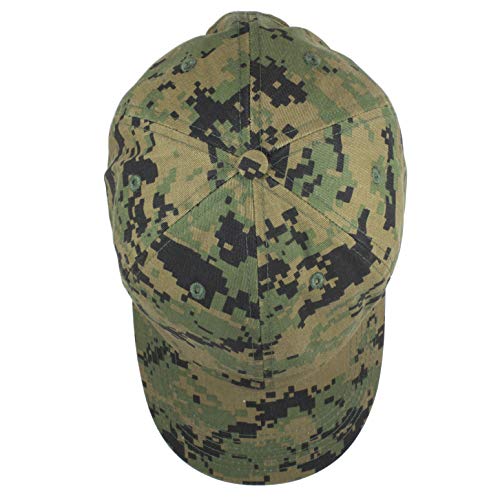 Gelante Baseball Cap Dad Hat 100% Cotton Polo Style Plain Blank Adjustable Size. - color: Green Digital Camo