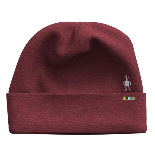 SmartWool Unisex Adult Thermal Merino Reversible Cuffed Beanie - color: Currant Heather