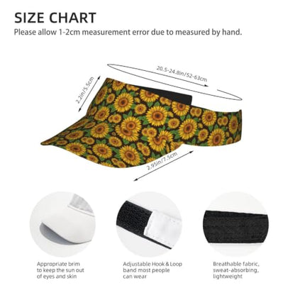 Leopard Print Sunscreen Visor Cap Adjustable Empty Top Athletic Beach Hat - color: 19