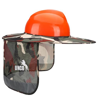 UNCO- Hard Hat Sun Shield, Camo - color: Camo, size: 1 Pack