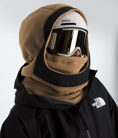 THE NORTH FACE Whimzy Powder Hood | Water Repellent Overlay, Over Helmet Fit & 3 Piece Hood With Internal Gaiter - color: Utility Brown