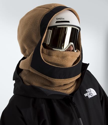 THE NORTH FACE Whimzy Powder Hood | Water Repellent Overlay, Over Helmet Fit & 3 Piece Hood With Internal Gaiter - color: Utility Brown