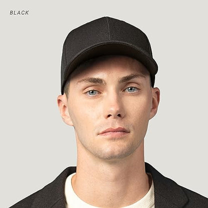 2-Pack Classic Structured Baseball Cap Adjustable Snapback Ball Caps - color: Charcoal
