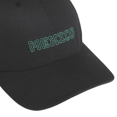 adidas Men's Ultimate Hat Baseball Cap - color: Black/Bold Green/Better Scarlet/Mexico