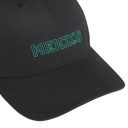 adidas Men's Ultimate Hat Baseball Cap - color: Black/Bold Green/Better Scarlet/Mexico