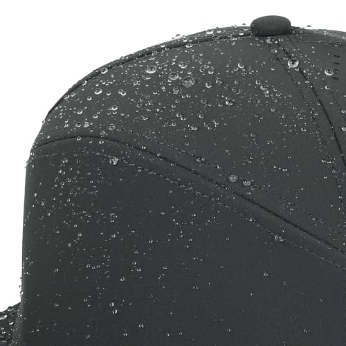 Quick Dry Baseball Cap Flat Brim Snapback Golf Hat for Men Women - color: Black+white+darkgrey