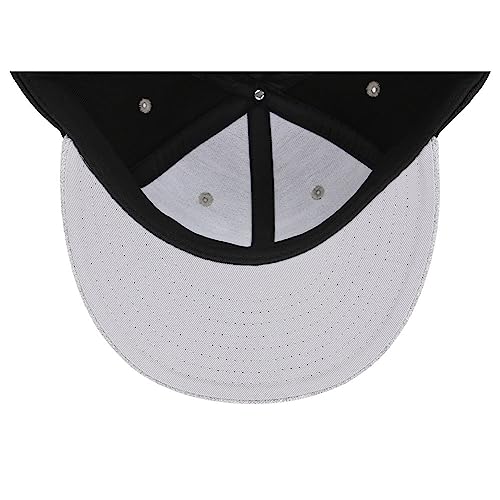 Lids Blank Dime Adjustable Snapback Hat - color: Black/Heather Grey