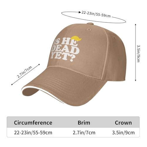 is He Hat Men Dad Hats Cute Cap - color: Natural