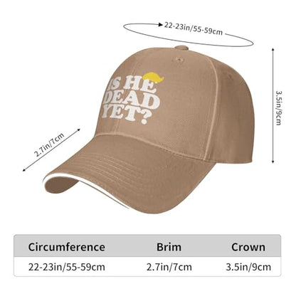 is He Hat Men Dad Hats Cute Cap - color: Natural