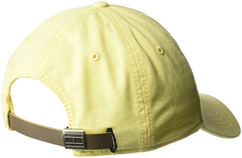 Tommy Hilfiger Men's Cotton Logo Adjustable Baseball Cap - color: Limelight